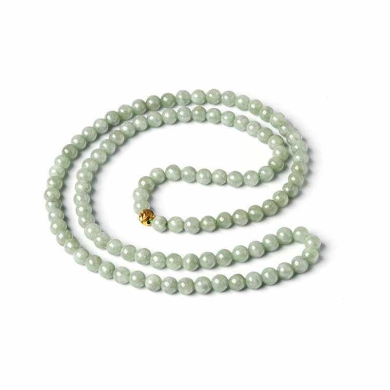108 Beads Jade Luck Bracelet Mala - image 9