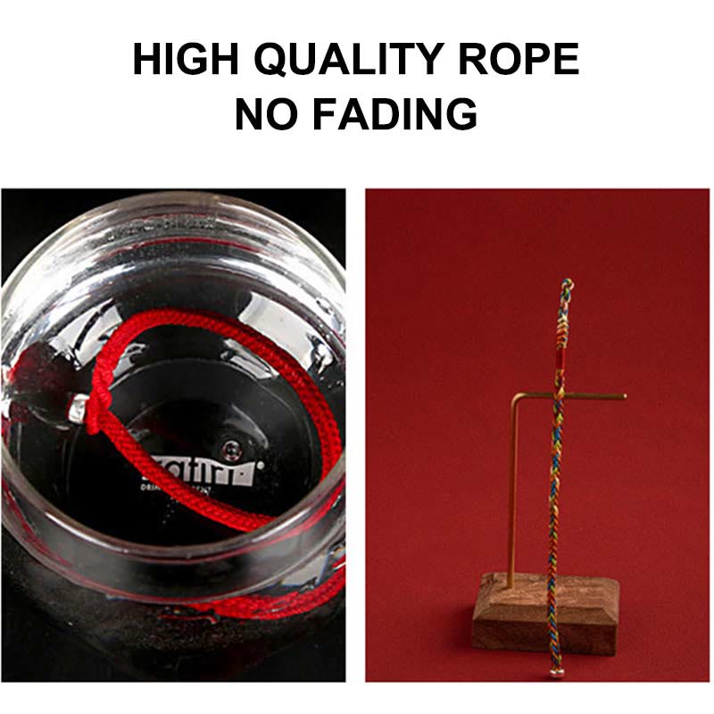 Buddha Stones "May you be healthy and happy" Lucky Multicolored Bracelet - image 9