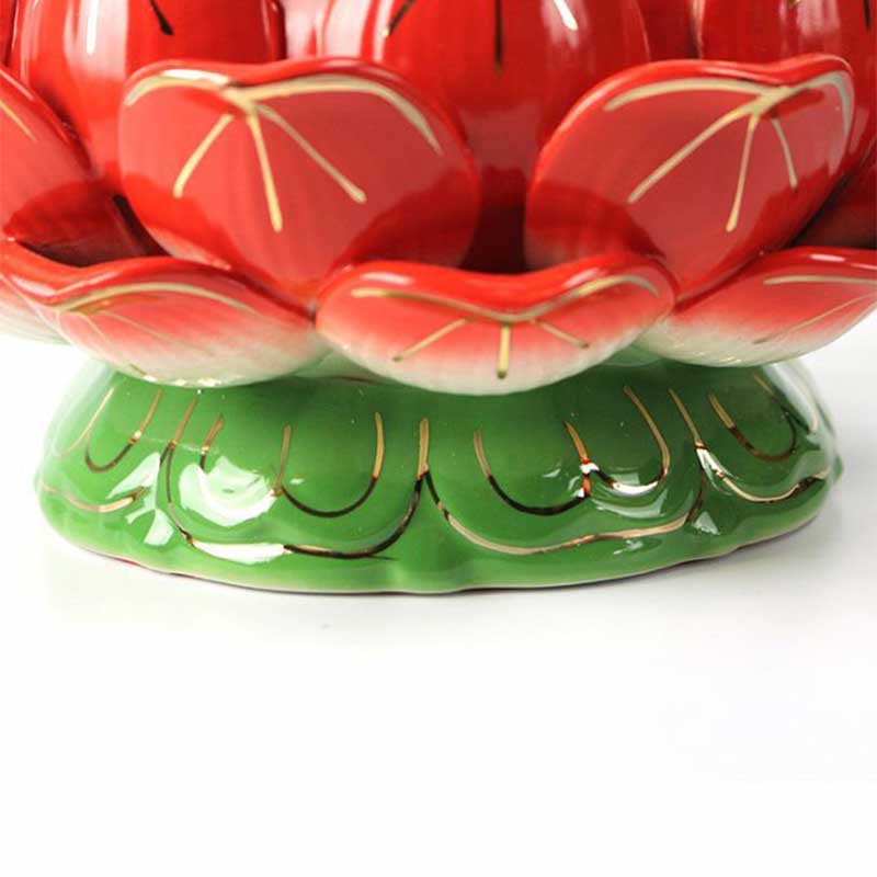 Meditation Prayer Altar Lotus Flower Candle Holder Buddhist Temple Rituals Use Items - image 13