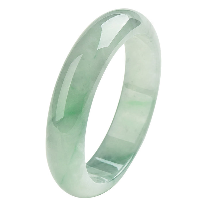 Buddha Stones  Natural Jade Prosperity Wealth Luck Bangle Bracelet - image 6