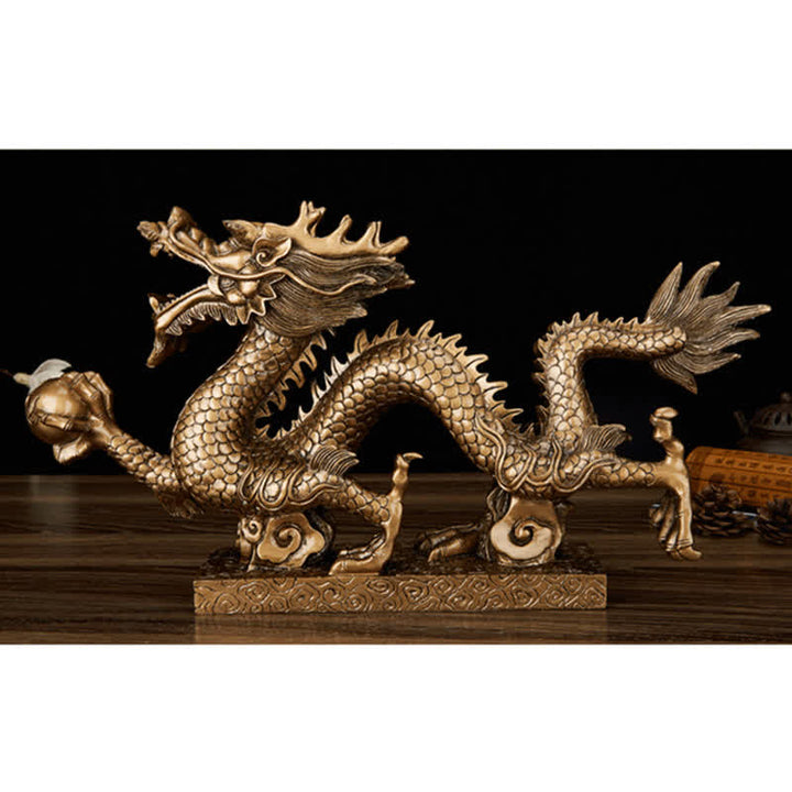 Buddha Stones Feng Shui Dragon Auspicious Cloud Wealth Luck Decoration - image 17