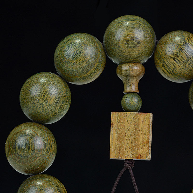 Buddha Stones Tibetan Green Sandalwood Cure Bracelet - image 6
