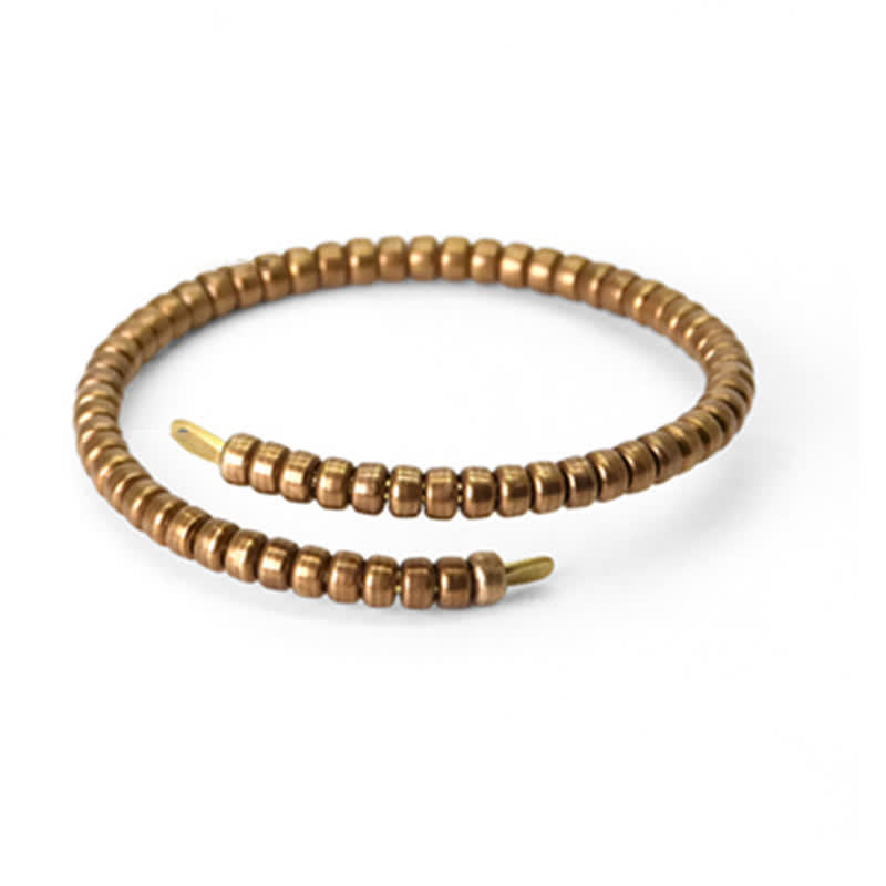 Buddha Stones Vintage Design Copper Balance Adjustable Cuff Bracelet - image 10
