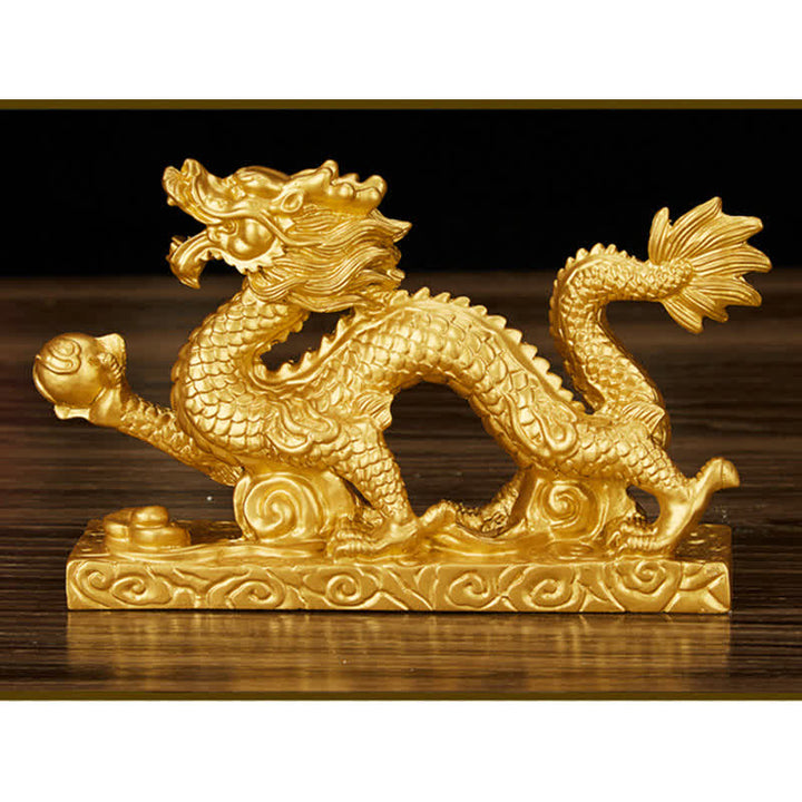 Buddha Stones Feng Shui Dragon Auspicious Cloud Wealth Luck Decoration - image 8