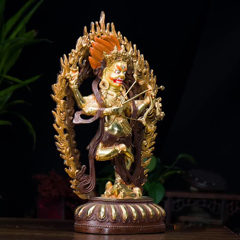 Kurukulla Buddha Figurine Serenity Copper Statue Home Decoration - image 1