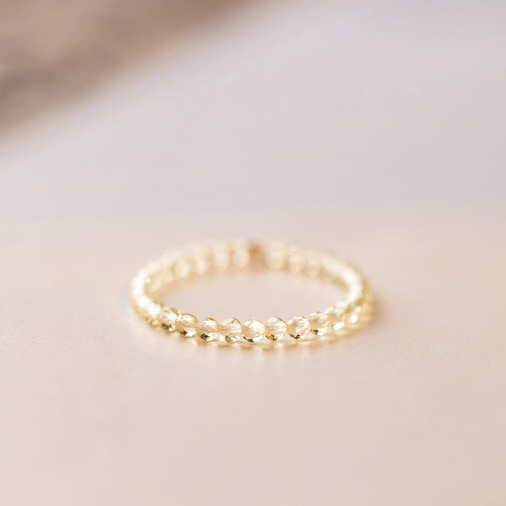 Buddha Stones Natural Citrine Happiness Prosperity Ring - image 10