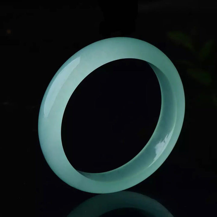 Natural Jade Luck Healing Prosperity Bangle Bracelet - image 11