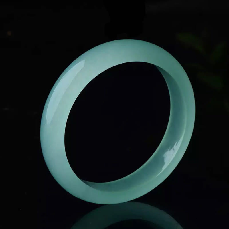 Natural Jade Luck Healing Prosperity Bangle Bracelet - image 12