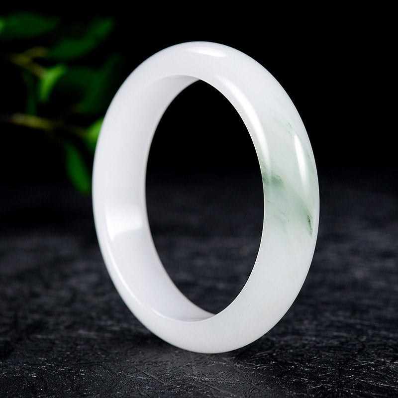 Natural Jade Luck Healing Bangle Bracelet - image 2