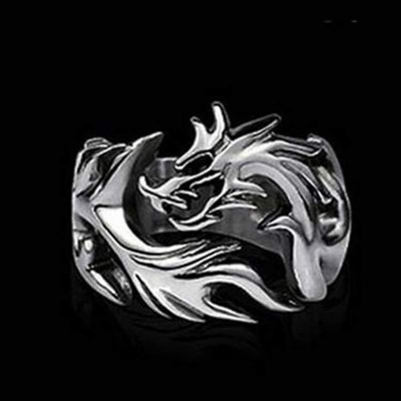 Buddha Stones Dragon Pattern Protection Strength Adjustable Ring - image 10