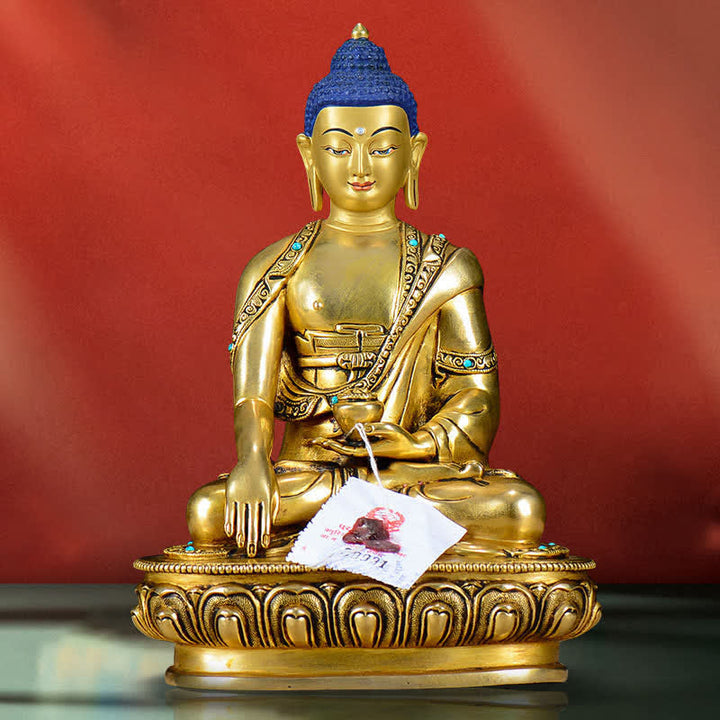 Buddha Shakyamuni Compassion Copper Statue Decoration - Buddha Shakyamuni - image 0