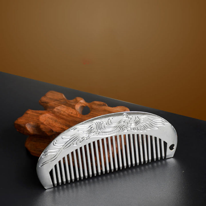 Lucky Dragon Phoenix Protection Strength Comb