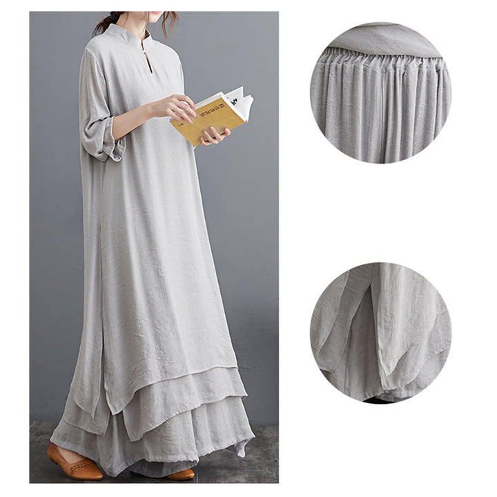 Simple Pattern Meditation Prayer Spiritual Zen Practice Yoga Clothing Women's Set - image 9