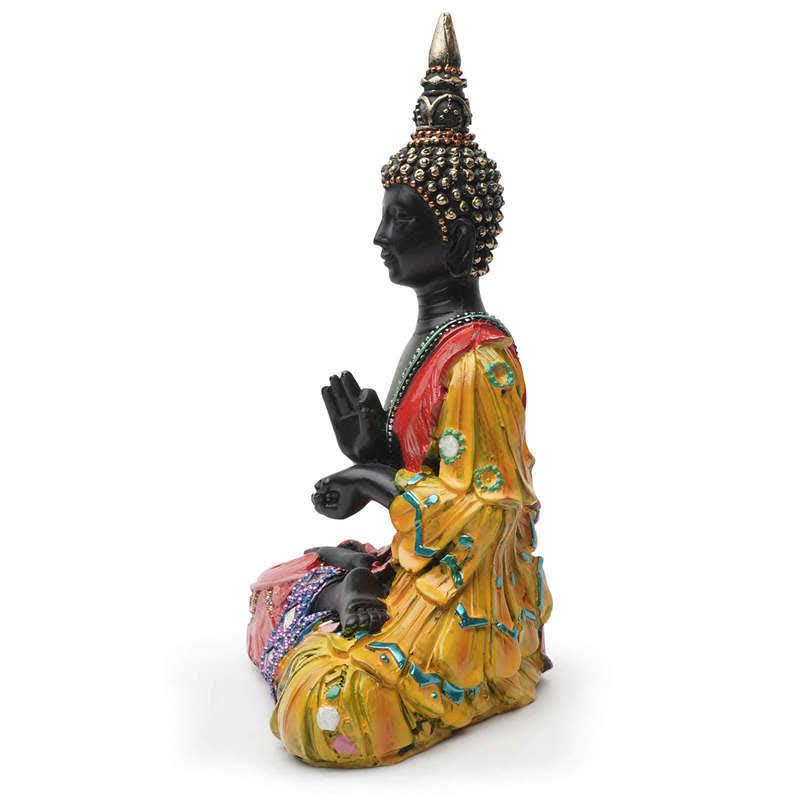 Thai Buddha Serenity Resin Statue Decoration - image 7
