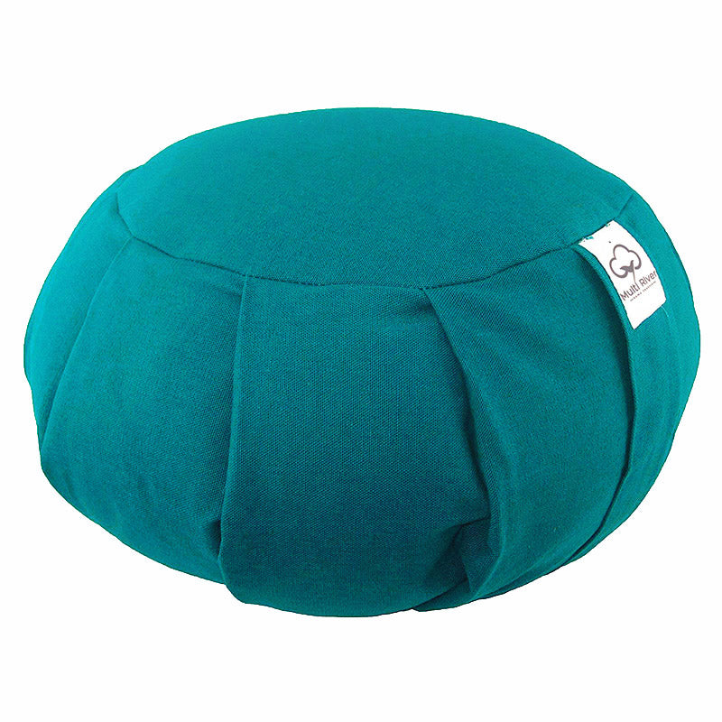 Cotton Buckwheat Husks Meditation Seat Cushion Home Decoration - 36cm*15cm - CadetBlue - image 7