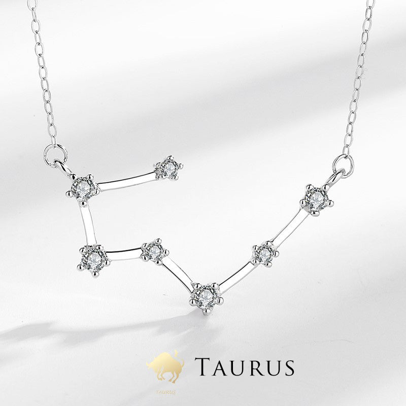 925 Sterling Silver 12 Constellations of the Zodiac Astrology Blessing Necklace Pendant (Extra 30% Off | USE CODE: FS30) - Taurus - image 10