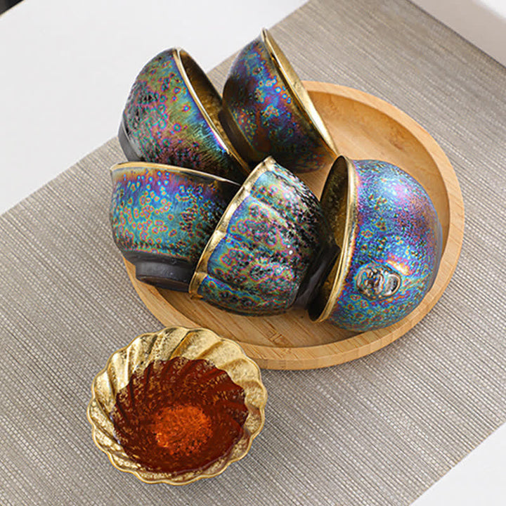 Colorful Ceramic Teacup Tea Cups - image 21