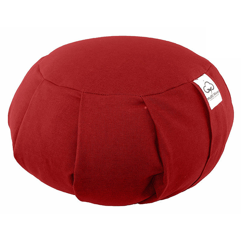 Cotton Buckwheat Husks Meditation Seat Cushion Home Decoration - 36cm*15cm - Red - image 4
