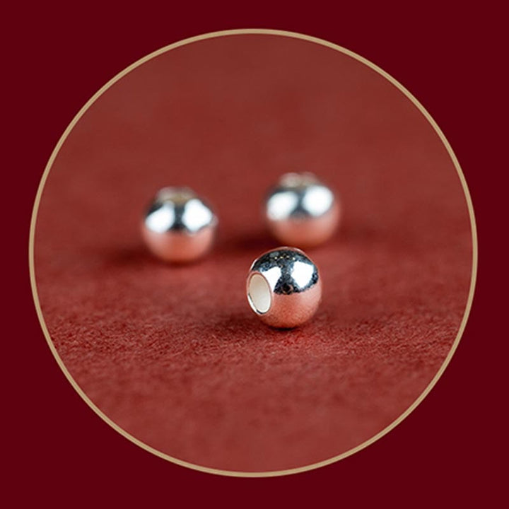 Buddha Stones 925 Sterling Silver Endless Knot Protection Luck Red String Bracelet Anklet - image 11