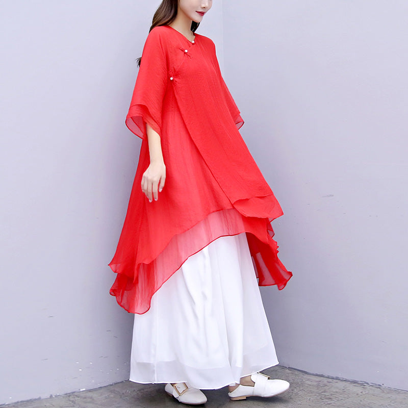 Buddha Stones 3Pcs Yoga Chiffon Clothing Uniform Meditation Zen Practice Women's Set - image 34