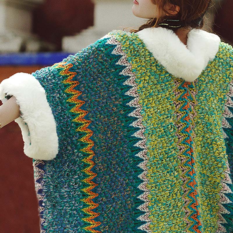 Buddha Stones Tibetan Multicolored Striped Shawl Winter Cozy Travel Scarf Wrap - image 23