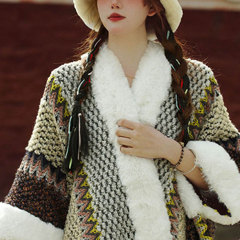 Buddha Stones Tibetan Multicolored Striped Shawl Winter Cozy Travel Scarf Wrap - image 3