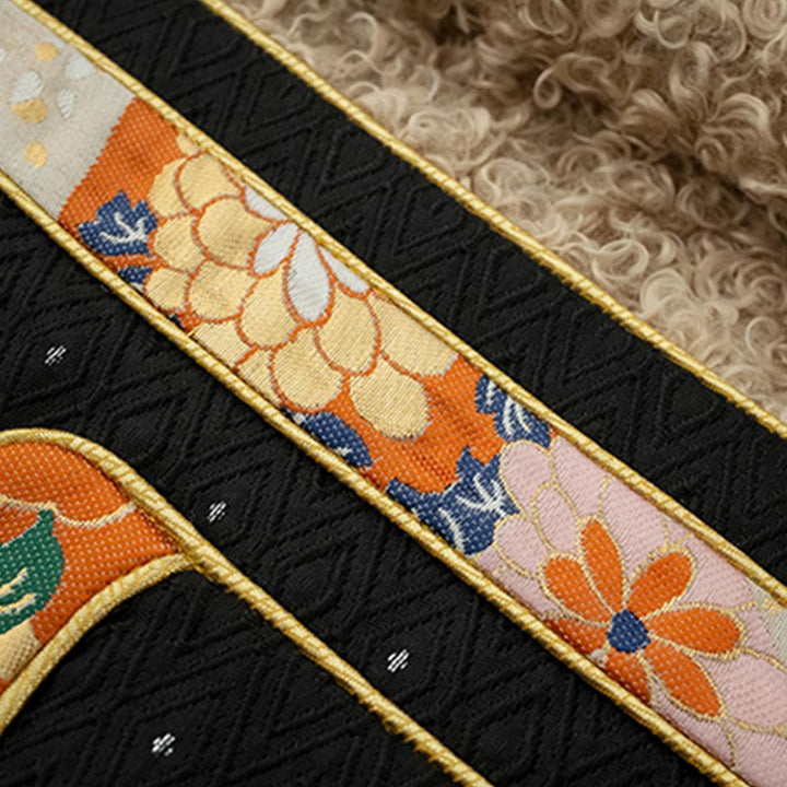 Buddha Stones Tibetan Clothing Lhasa Fleece Lined Top Winter Women Clothing - image 12