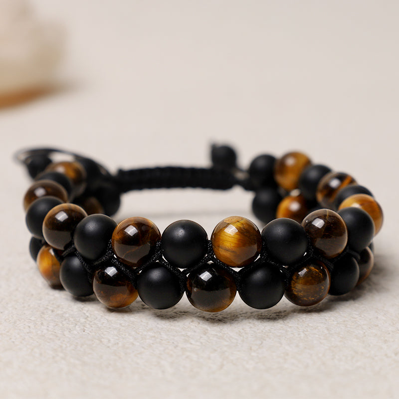 Buddha Stones Protection Tiger's Eye Bracelet - image 1