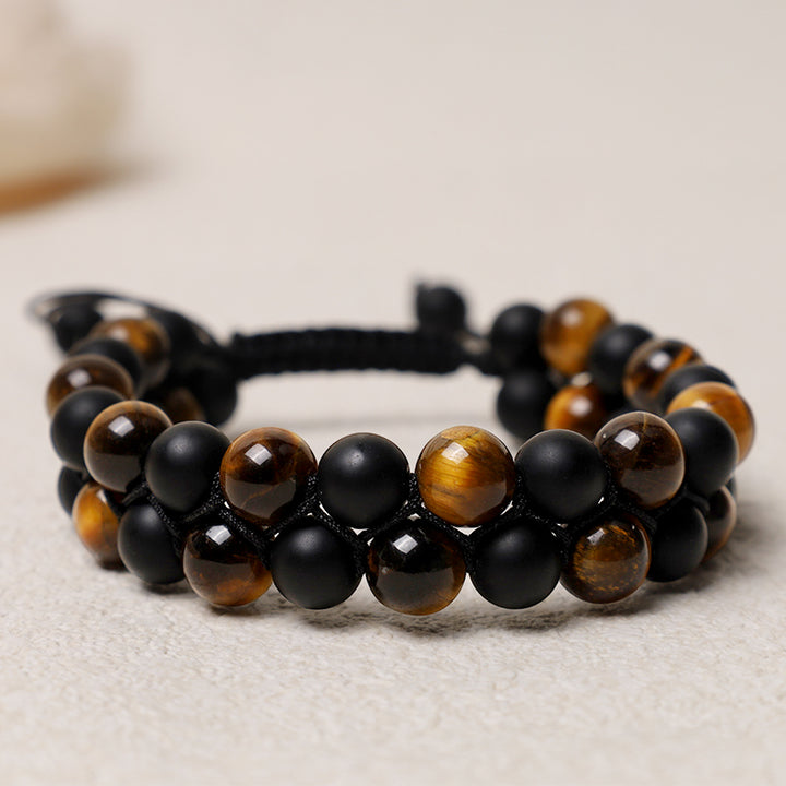 Buddha Stones Protection Tiger's Eye Bracelet - image 1