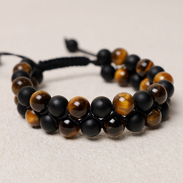 Buddha Stones Protection Tiger's Eye Bracelet - image 3