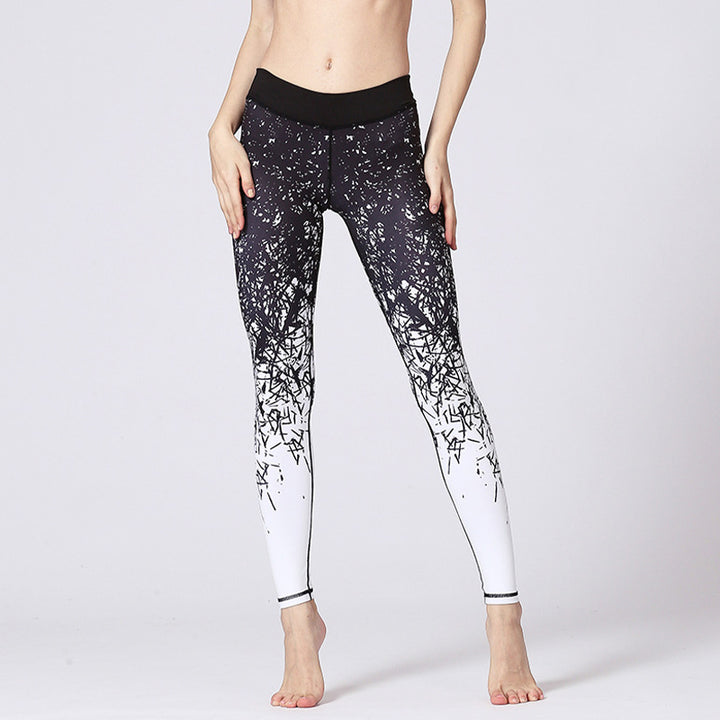 Buddha Stones Lines Weeds Sakura Flowers Black Tree Pants Sports Fitness Yoga Leggings Women's Yoga Pants - image 8