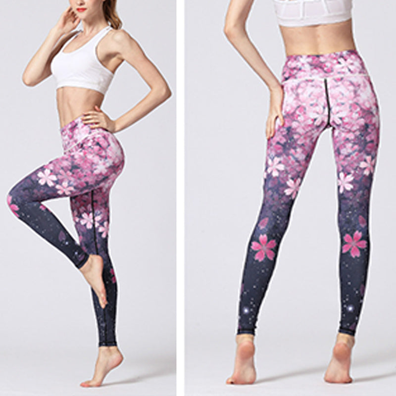 Buddha Stones Lines Weeds Sakura Flowers Black Tree Pants Sports Fitness Yoga Leggings Women's Yoga Pants - image 26