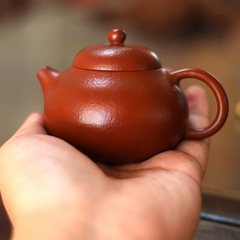 Buddha Stones Yixing All Handmade Wen Dan Brown Purple Clay Kung Fu Teapot - image 5