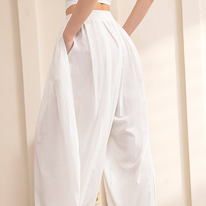 Buddha Stones Simple Design Trousers Sports Fitness Yoga Women's Yoga Pants - image 15