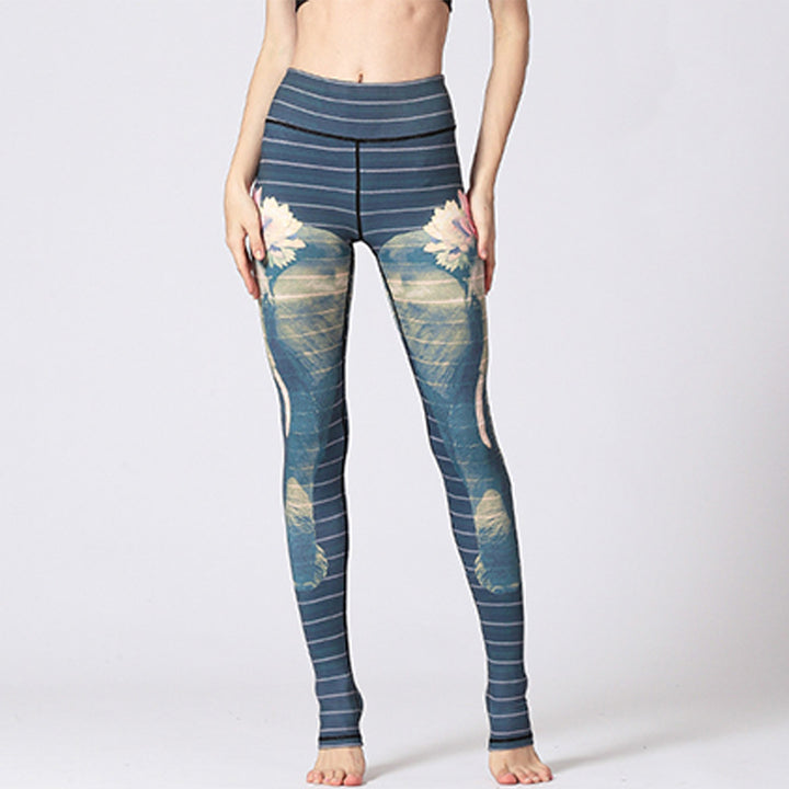 Buddha Stones Lotus Flower Floral Print Design Pants Sports Fitness Yoga Leggings Women's Yoga Pants - image 26