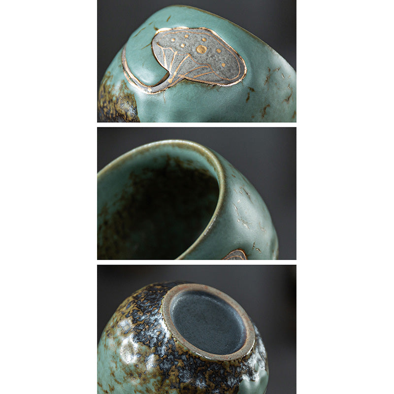 Buddha Stones Lotus Pod Engraved Teacup Kung Fu Tea Cup - image 8