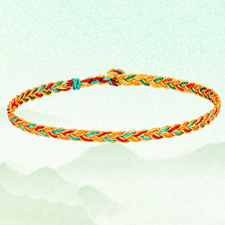 FREE Today: Repels Evil Spirits Handmade Multicolored Dragon Scale Pattern Braid String Bracelet - image 7