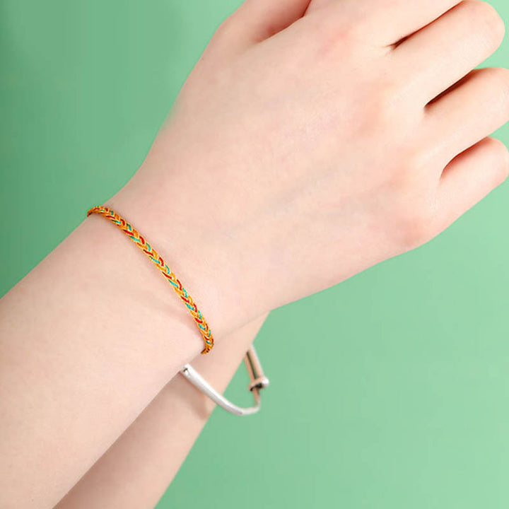FREE Today: Repels Evil Spirits Handmade Multicolored Dragon Scale Pattern Braid String Bracelet - image 11