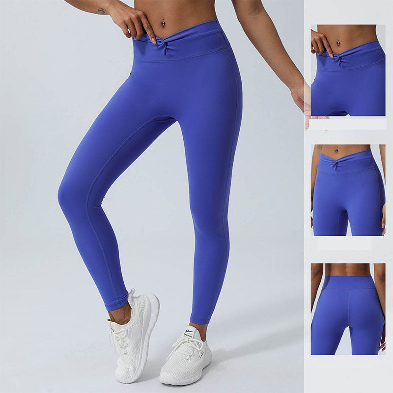 Buddha Stones Women Workout Long Sleeve Crisscross Backless Top Tee Leggings Sports Fitness Yoga Outfit - image 32