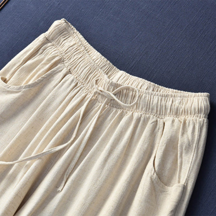 Buddha Stones Plain Wide Leg Pants Dance Women's Yoga Pants With Pockets - image 8