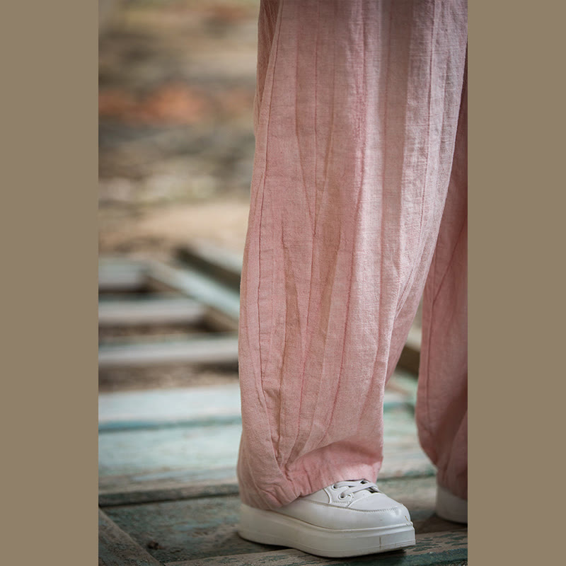 Buddha Stones Retro Tie Dye Harem Pants Casual Women's Yoga Pants With Pockets - image 42