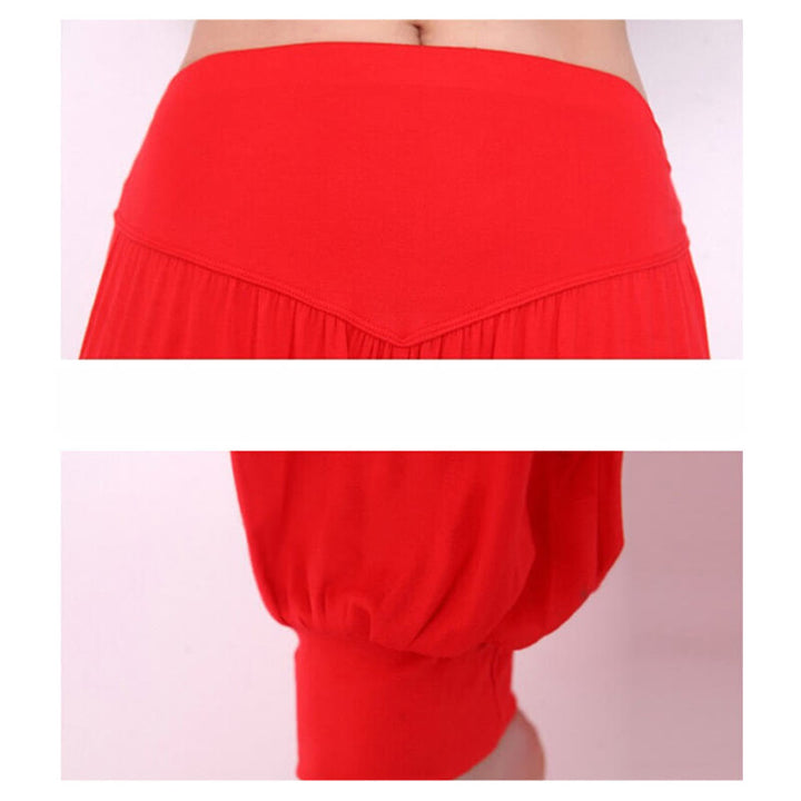 Buddha Stones Solid Color Yoga Dance Long Harem Pants - image 28