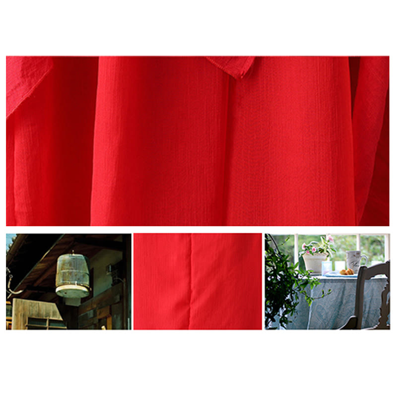 Buddha Stones V-Neck Midi Tunic Dress Wide Leg Pants Meditation Zen Practice Dance Clothing - image 21