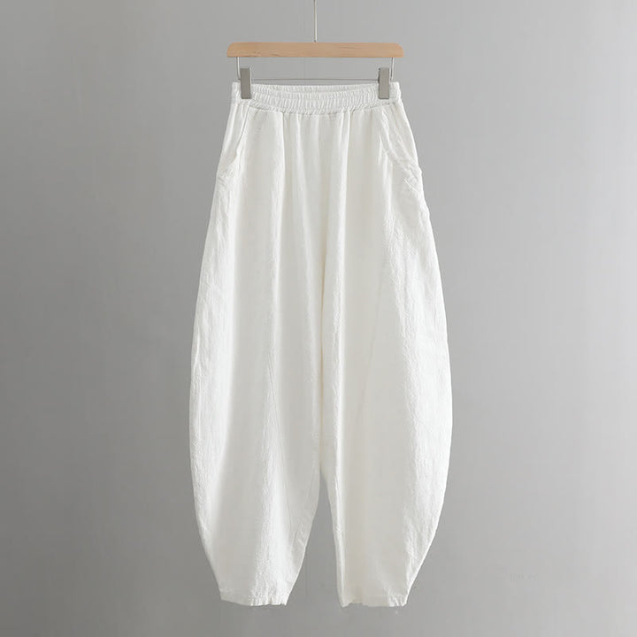 Buddha Stones Solid Color Loose Yoga Harem Pants With Pockets - image 28