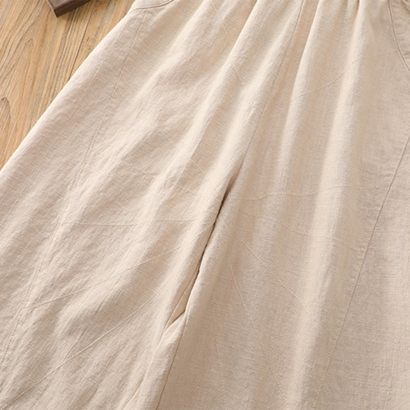 Buddha Stones Solid Color Loose Yoga Harem Pants With Pockets - image 13