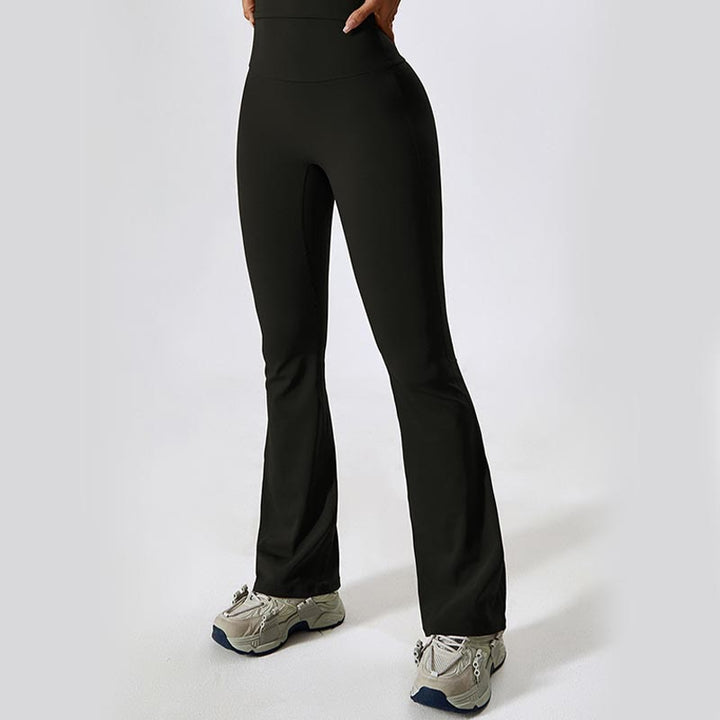 Buddha Stones High Waist Flare Pants For Sports Fitness Yoga