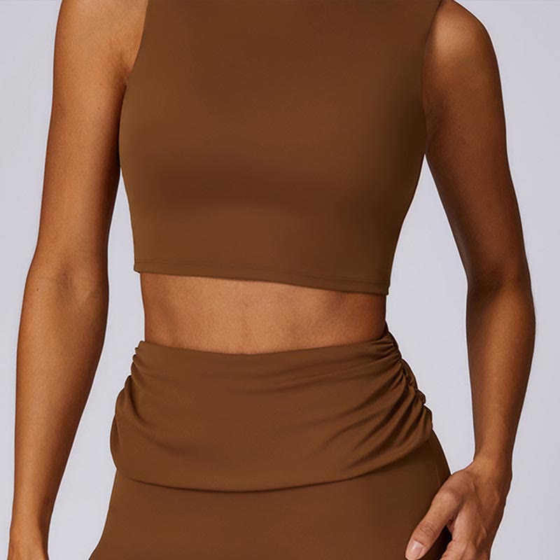 Buddha Stones Sleeveless Backless Strap Tank Top Bra Flared Pants Sports Fitness Yoga - image 66