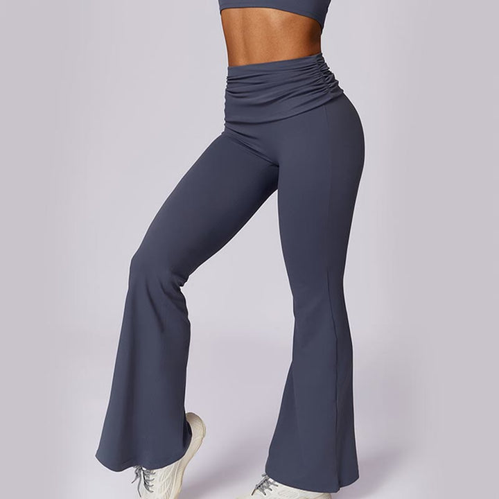 Buddha Stones Sleeveless Backless Strap Tank Top Bra Flared Pants Sports Fitness Yoga - image 47