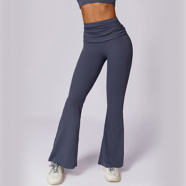 Buddha Stones Sleeveless Backless Strap Tank Top Bra Flared Pants Sports Fitness Yoga - image 48