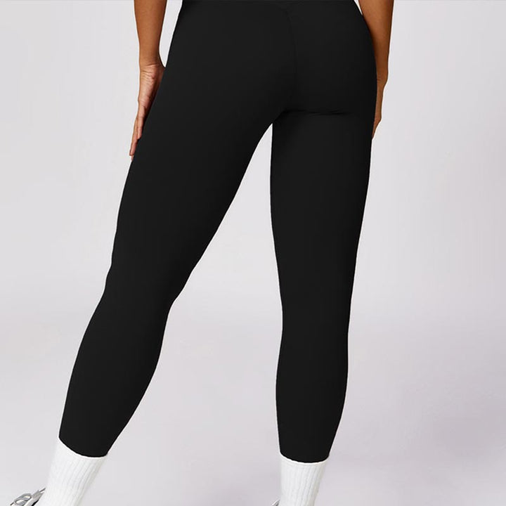 Buddha Stones Women Short Sleeve T-Shirt Top High Waist Leggings Pants For Sports Yoga - image 9